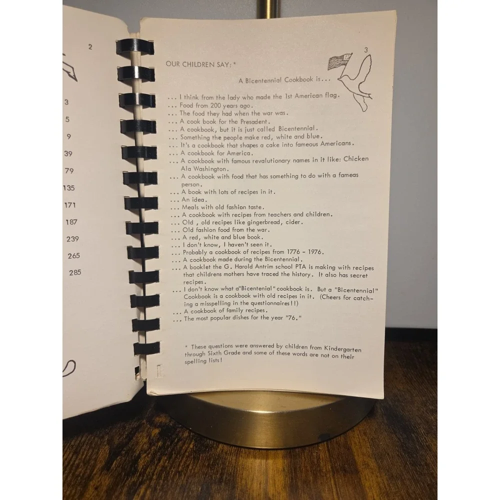 G. Harold‎ Antrim Elementary School Cookbook Point Pleasant Beach, NJ 1976 RARE
